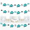 Big Dot of Happiness Teal Grad - Best is Yet to Come - 2023 Turquoise Graduation Party DIY Decorations - Clothespin Garland Banner - 44 Pieces